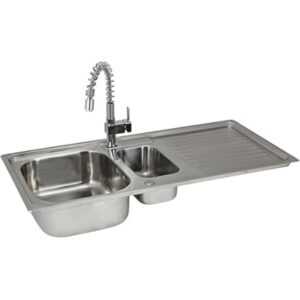 KITCHEN SINK 1.5M D BOWL D TRAY
