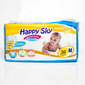 HAPPYSKY DIAPERS MED 1X20S [E