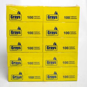 GRAYS THROAT LOZENGES 1X100'S